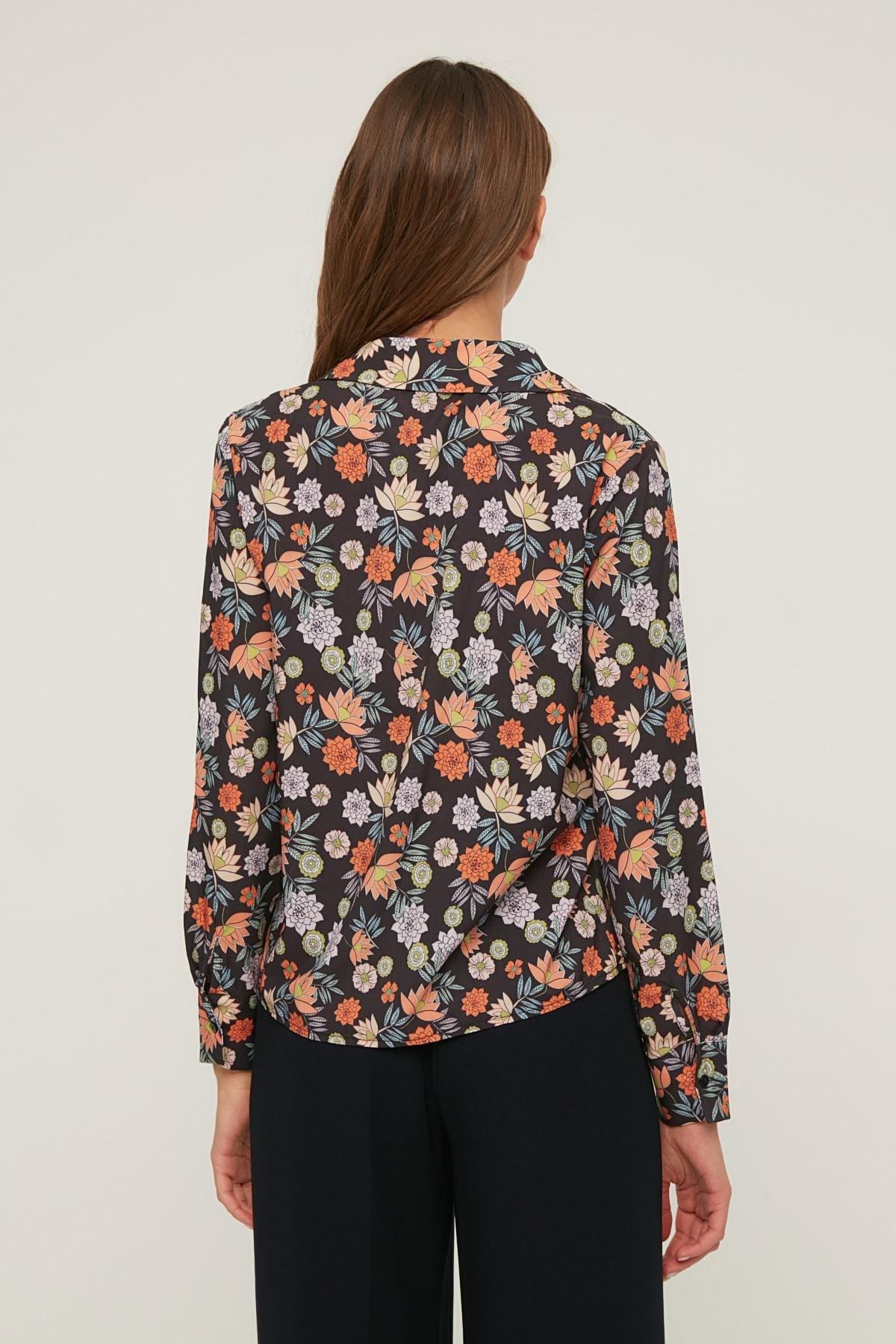 Black Floral Shirt, , large image number 7