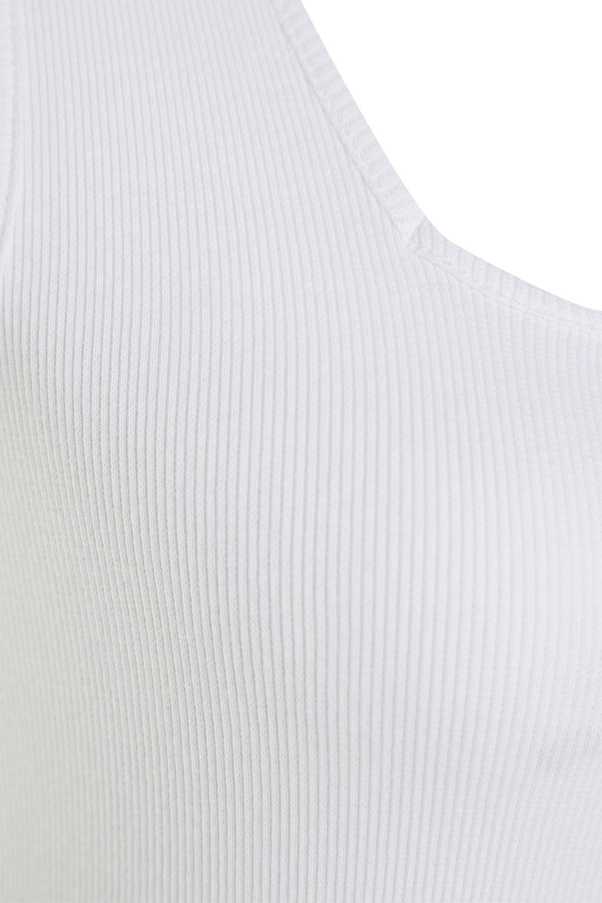 White Square Collar Plus Size Camisole, , large image number 7