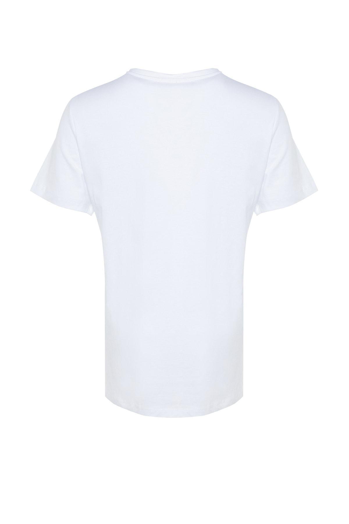 White Relaxed Plus Size T-Shirt, White, large image number 10