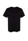 Trendyol - Black Relaxed Plus Size T-Shirt