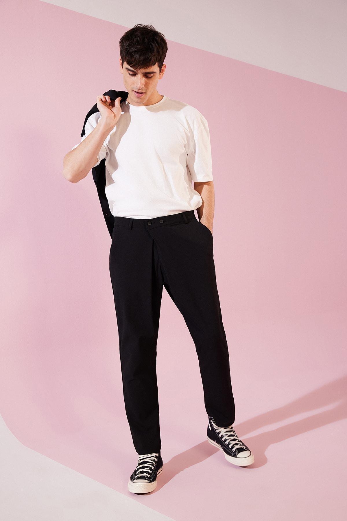 White Crew Neck Tshirt, White, large image number 2