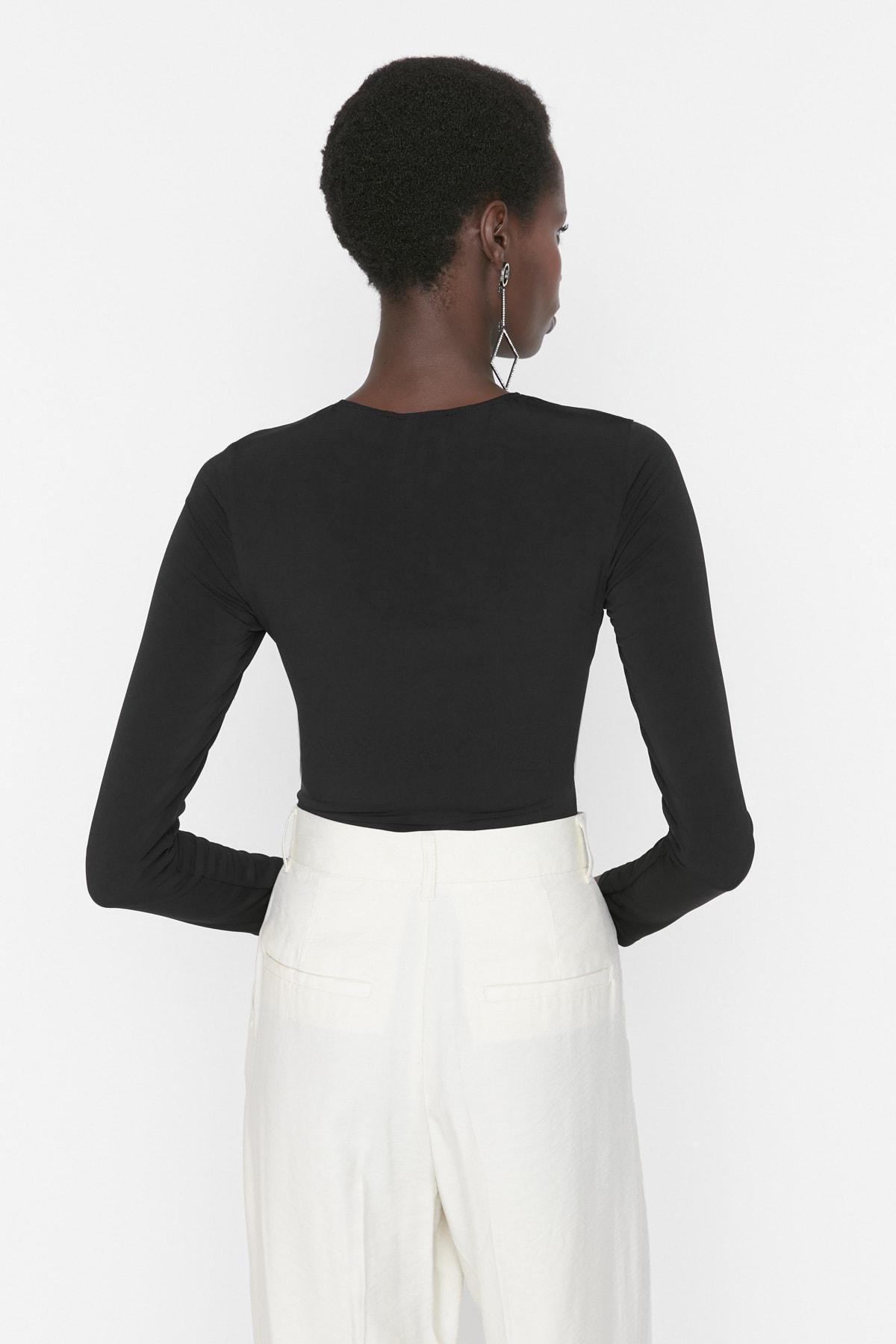 Black Women Crew Neck, , large image number 3