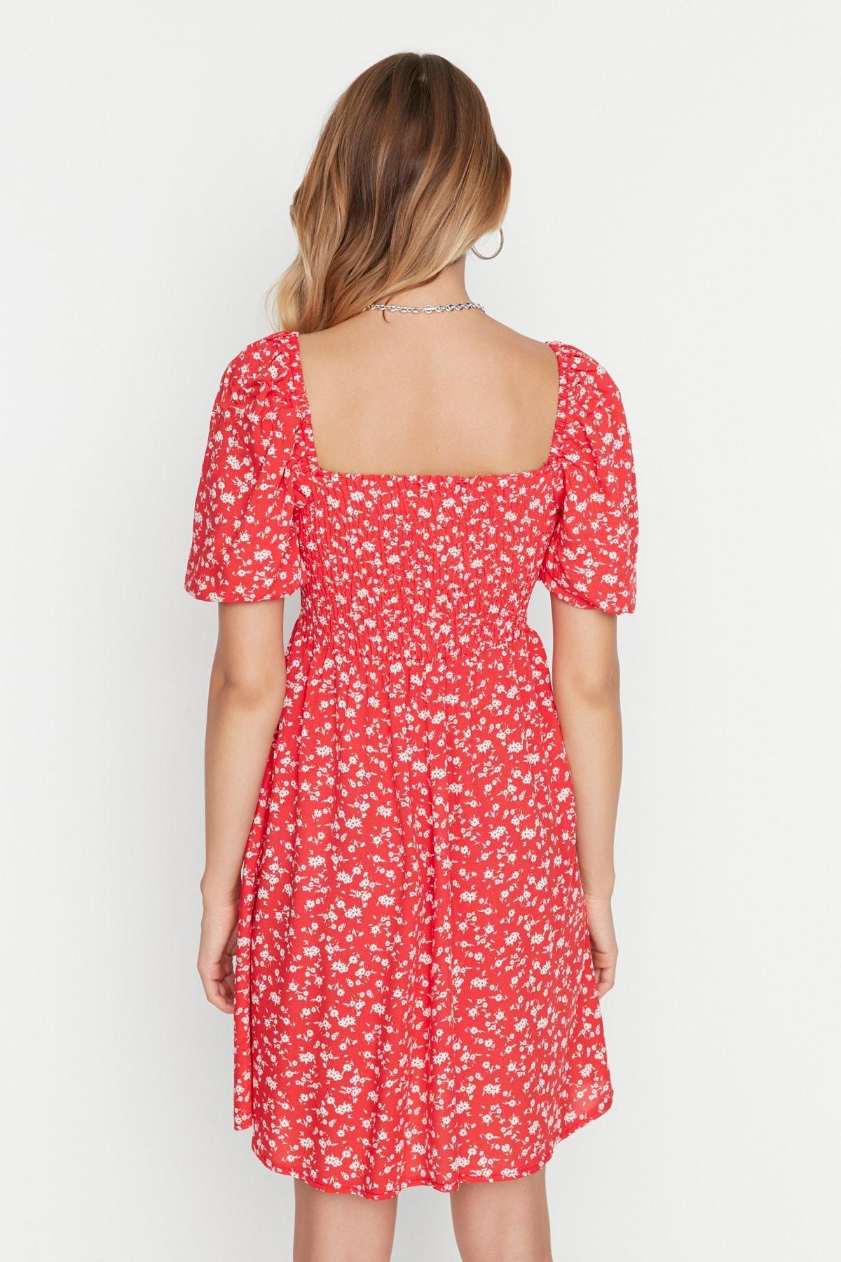 Red Skater Dress, , large image number 4