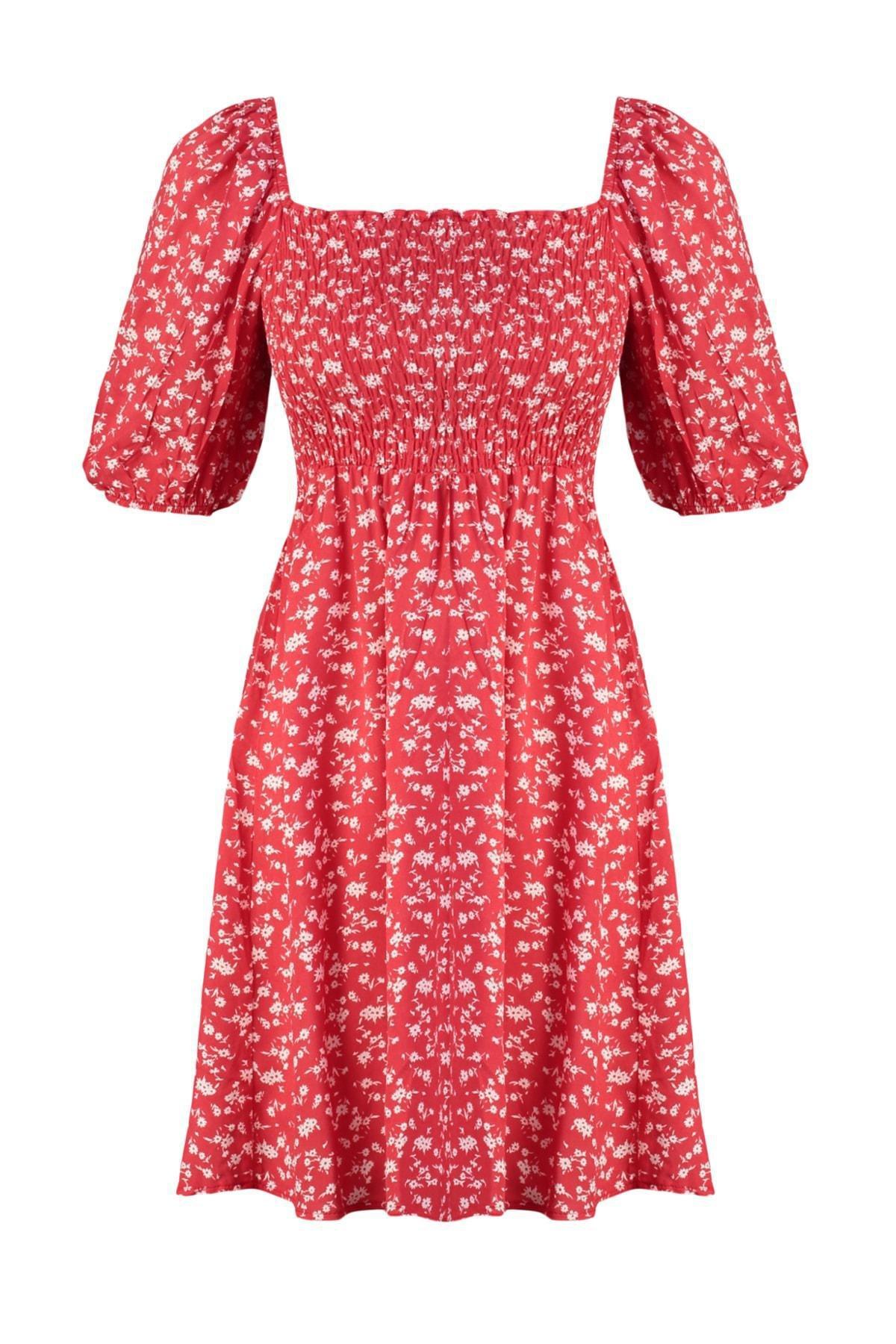 Red Skater Dress, , large image number 5