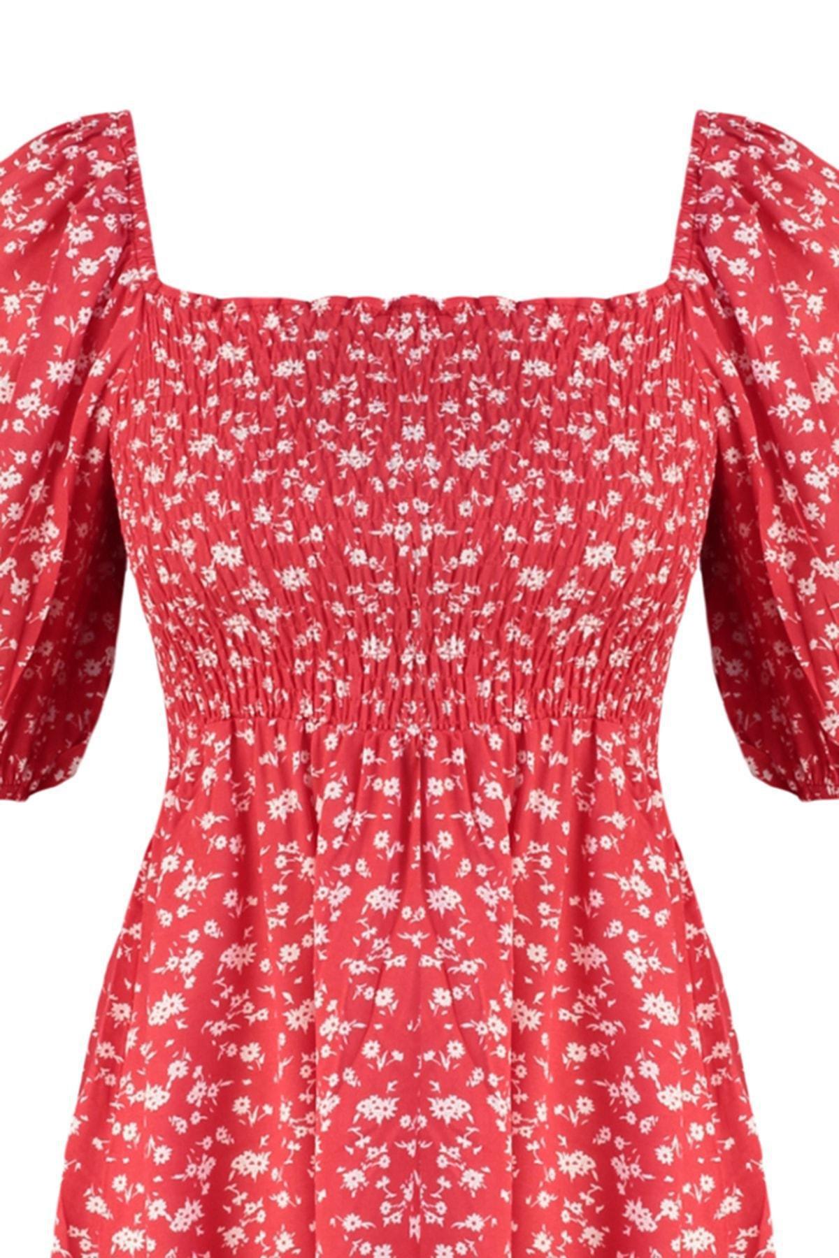 Red Skater Dress, , large image number 6