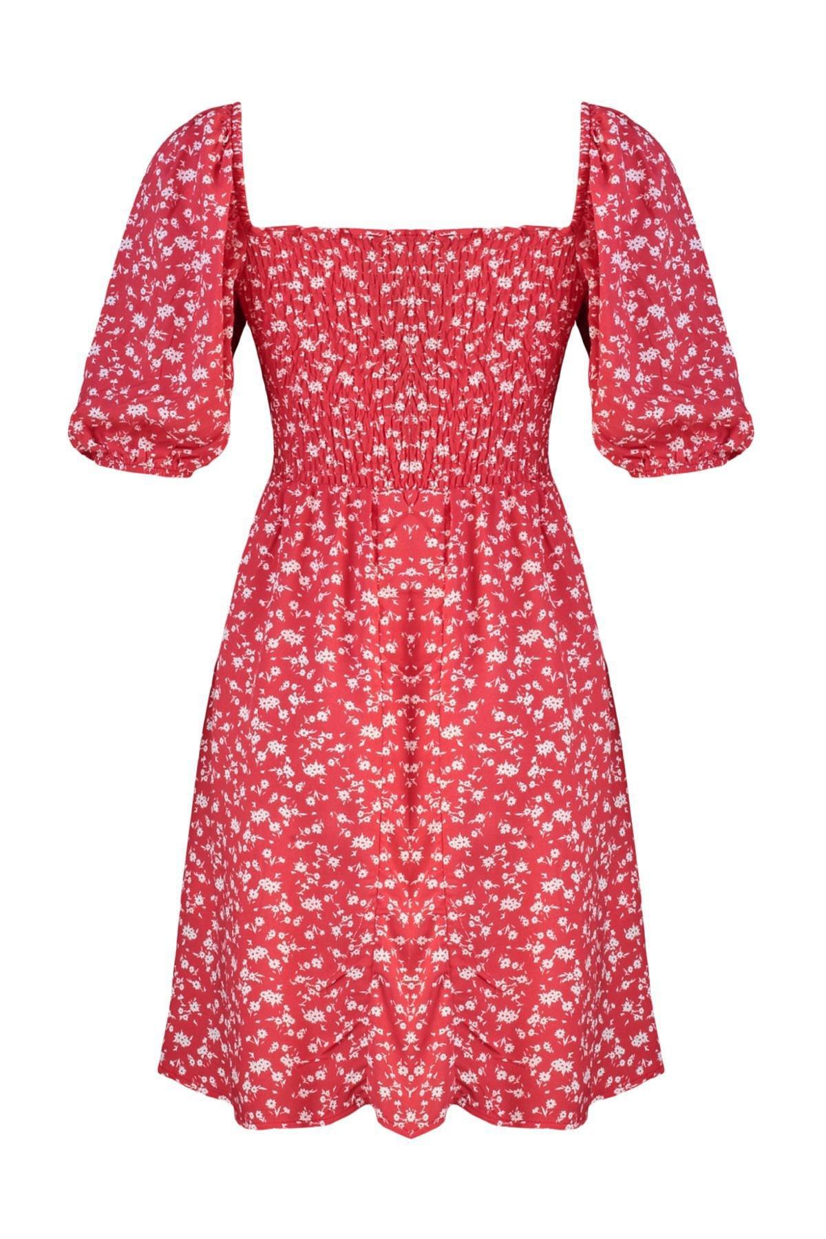 Red Skater Dress, , large image number 7