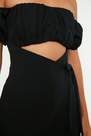 Trendyol - Black Carmen Collar Jumpsuit