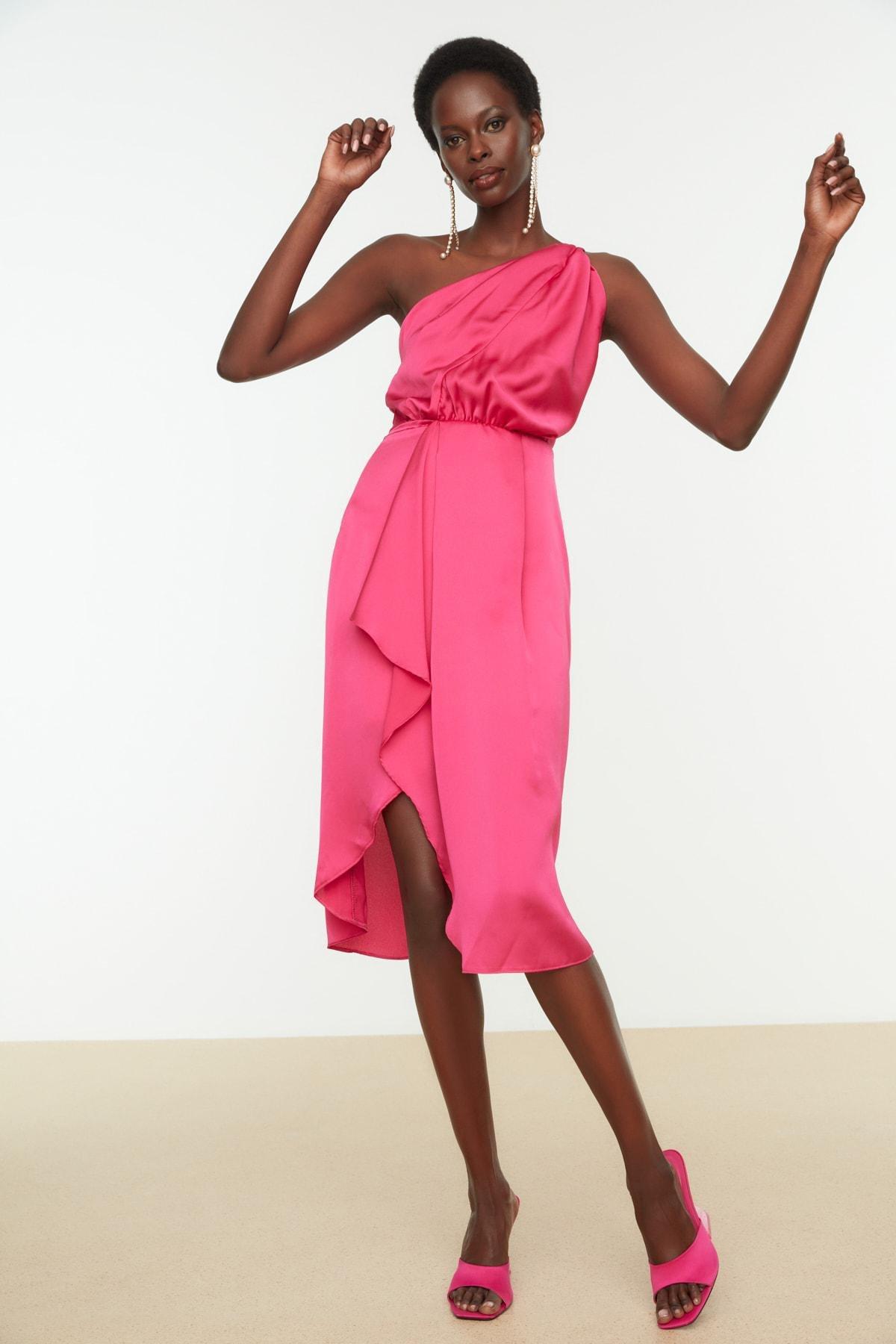 Pink Wrapover Dress, , large image number 0