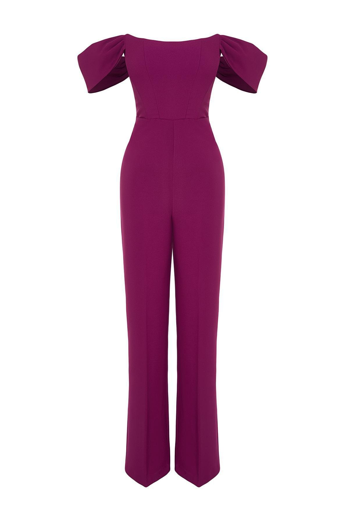 Burgundy Lined Underwire Jumpsuit, , large image number 5