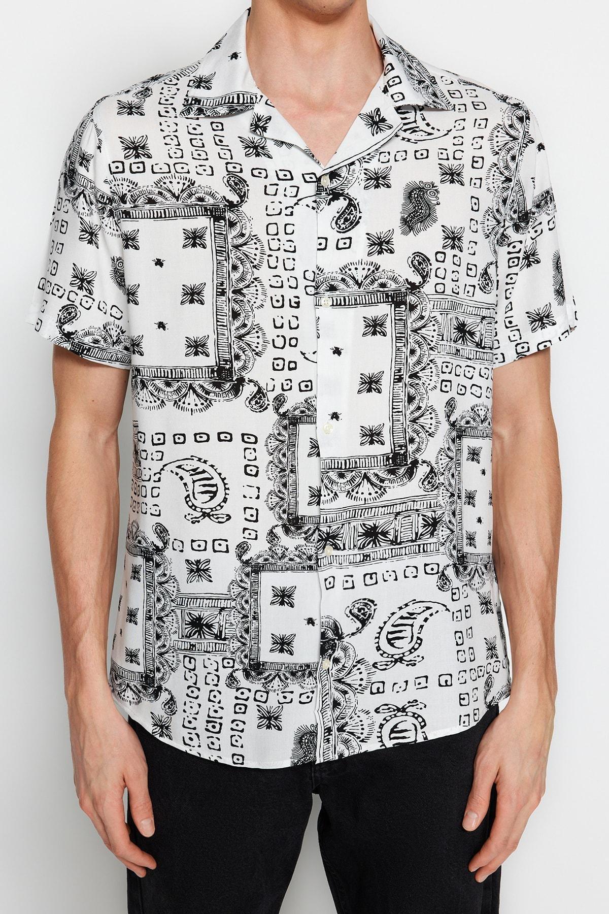 White Regular Shirt, , large image number 1