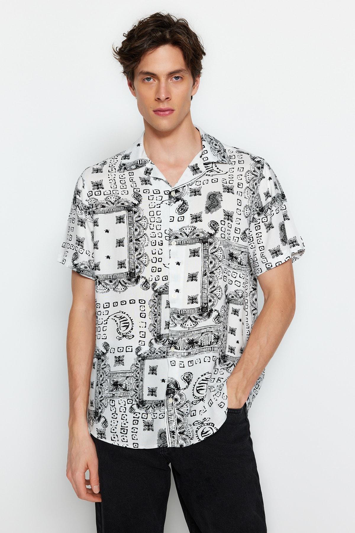 White Regular Shirt, , large image number 3