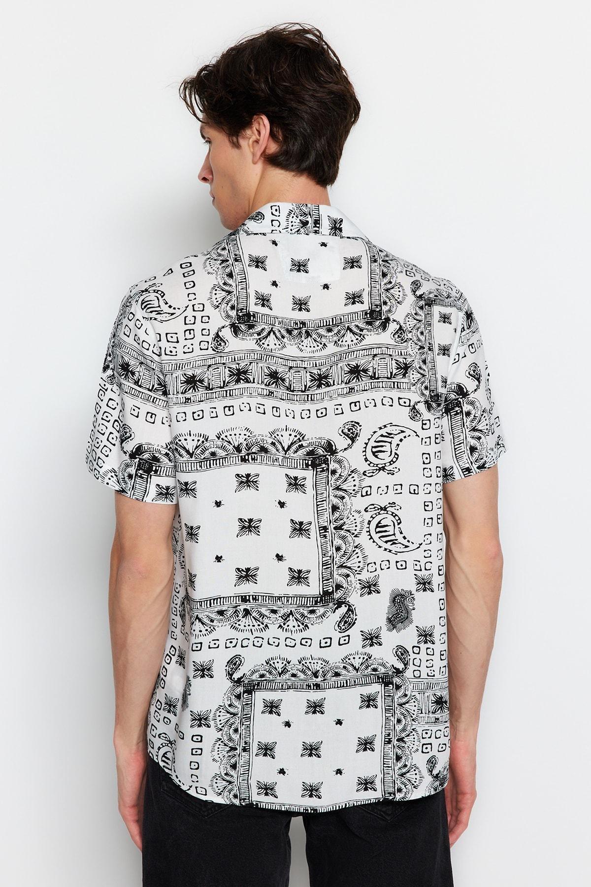 White Regular Shirt, , large image number 5