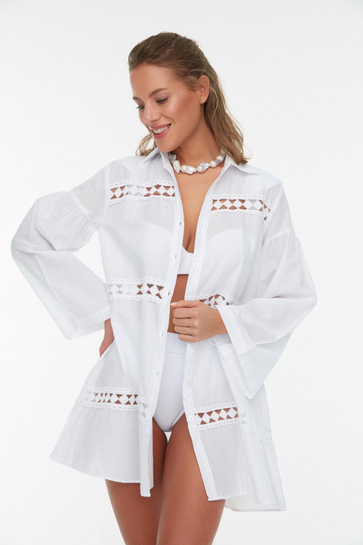 White Regular Shirt, , large image number 4
