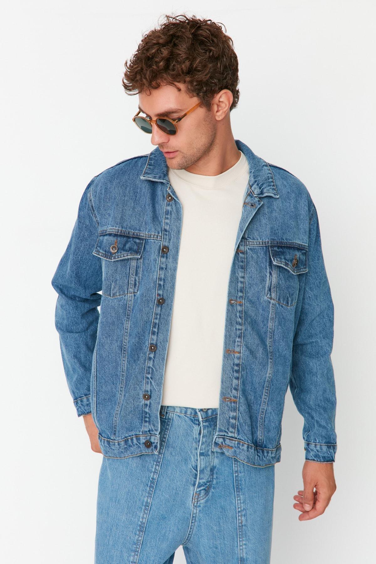 Blue Collared Jacket, , large image number 0