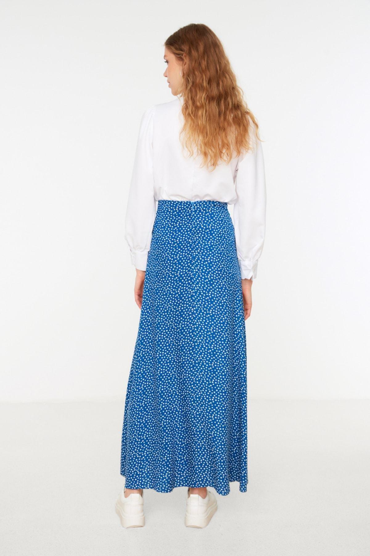 Trendyol - Navy Maxi Skirt