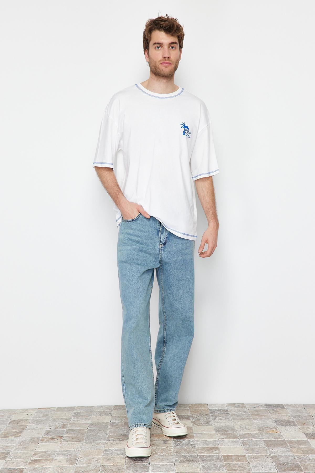 Blue Wide Leg Pants, , large image number 1