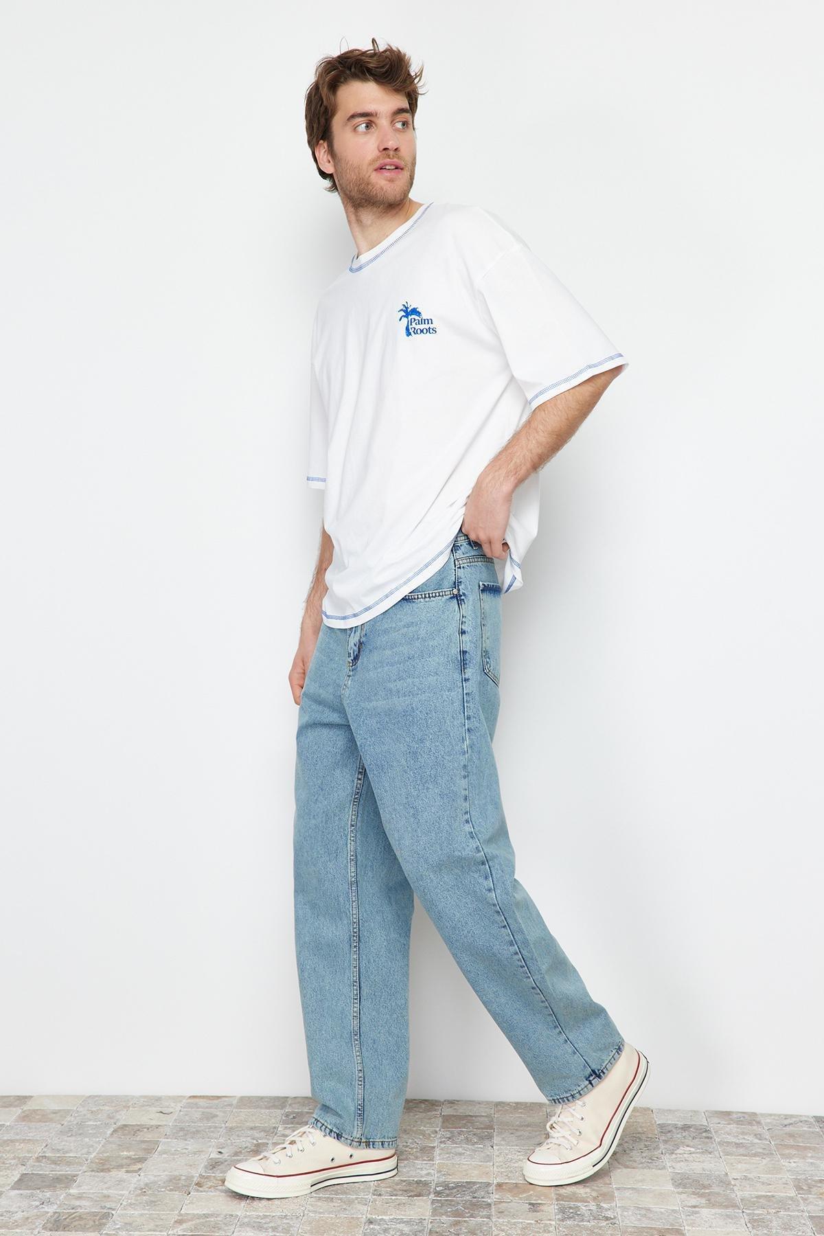 Blue Wide Leg Pants, , large image number 2