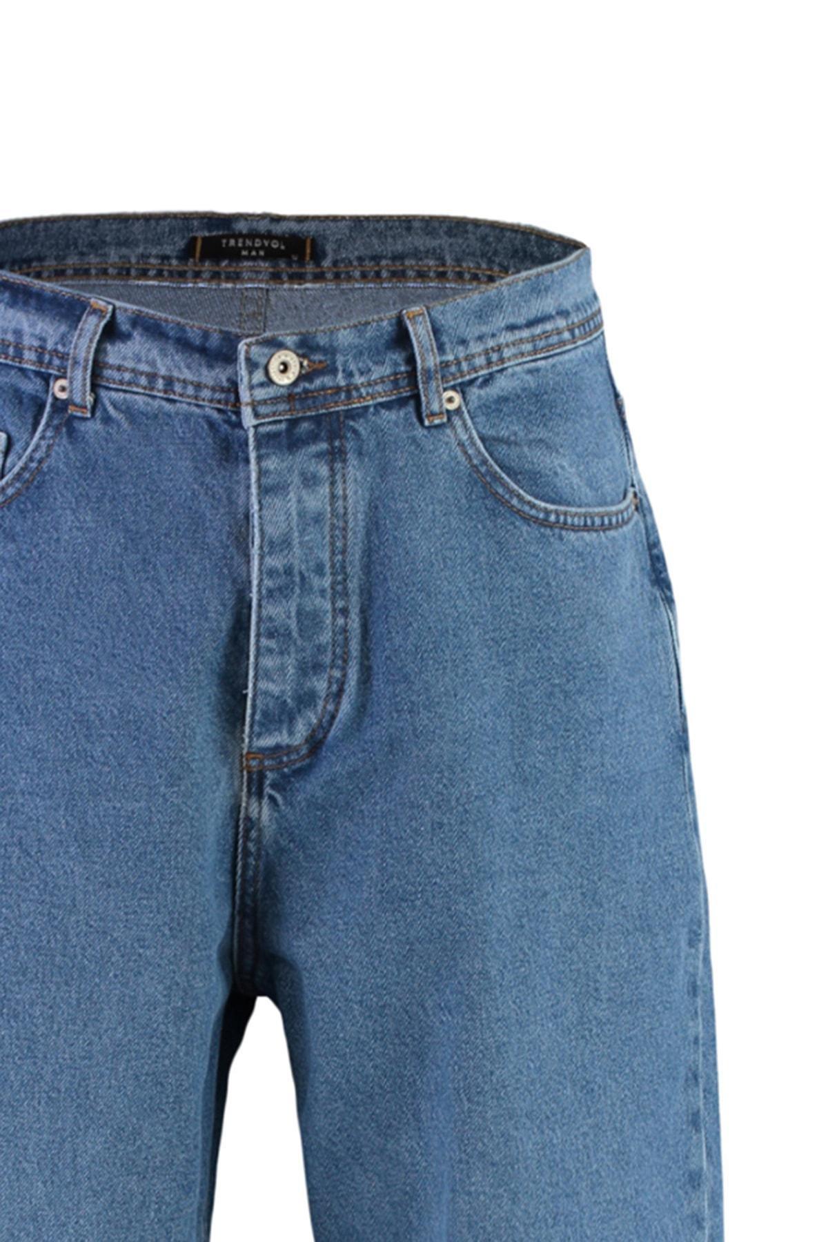 Blue Wide Leg Jeans, , large image number 7