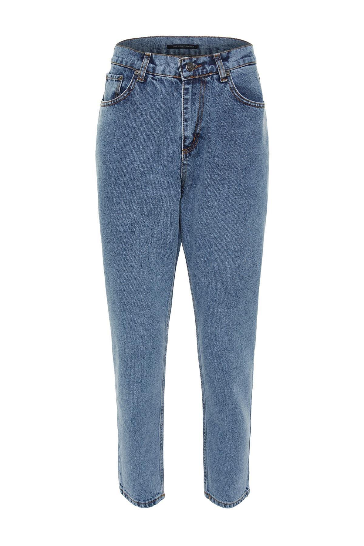 Blue Relaxed Jeans, , large image number 5