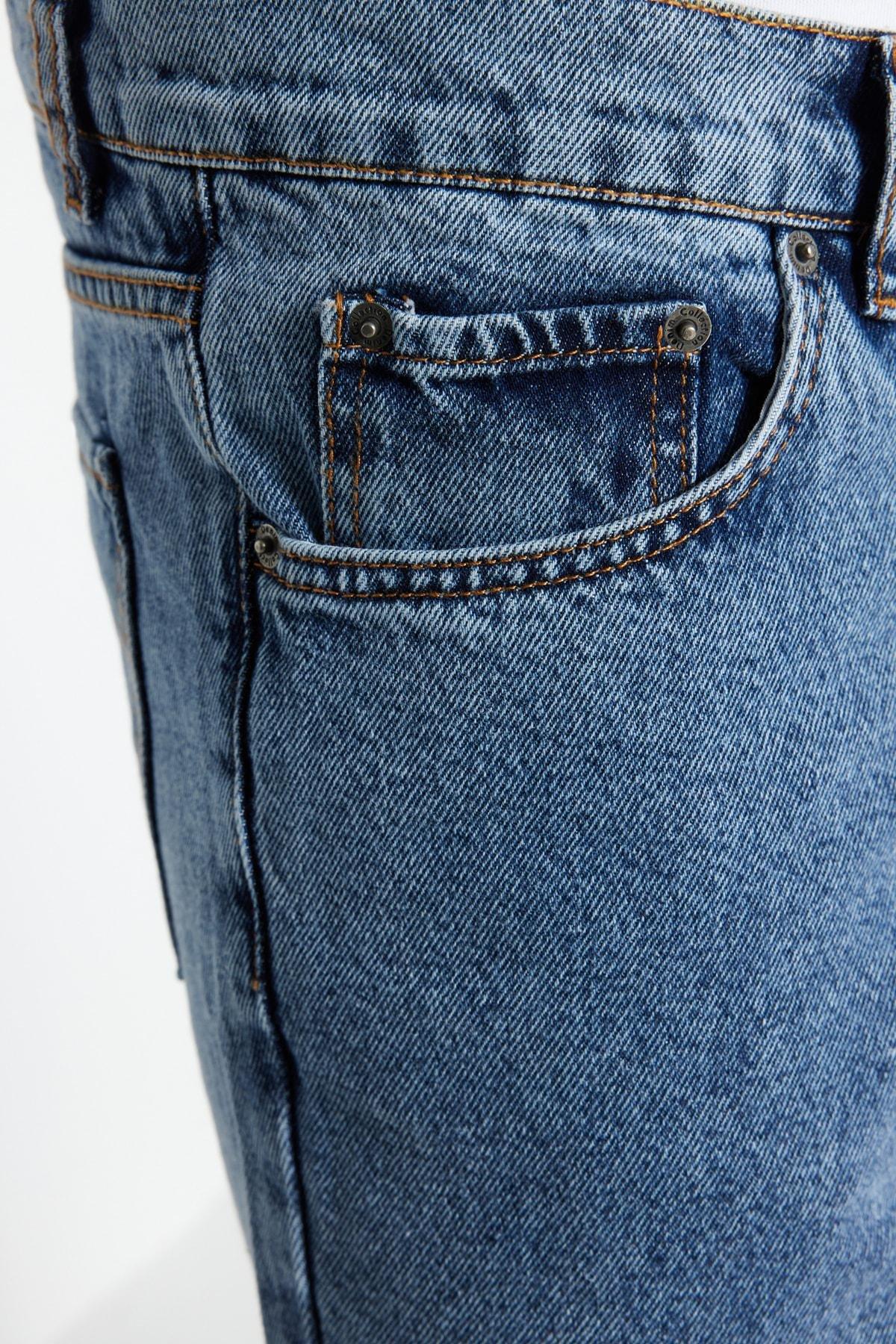 Blue Relaxed Jeans, , large image number 6