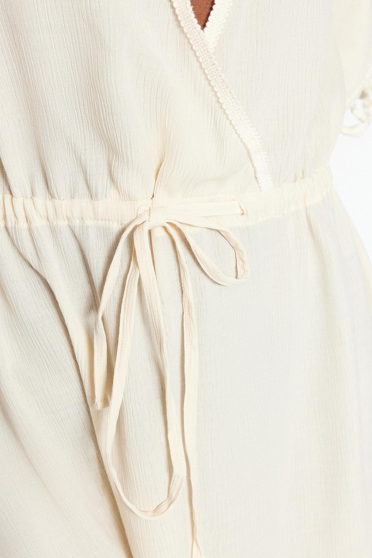 Trendyol - Beige A-Line Beach Dress