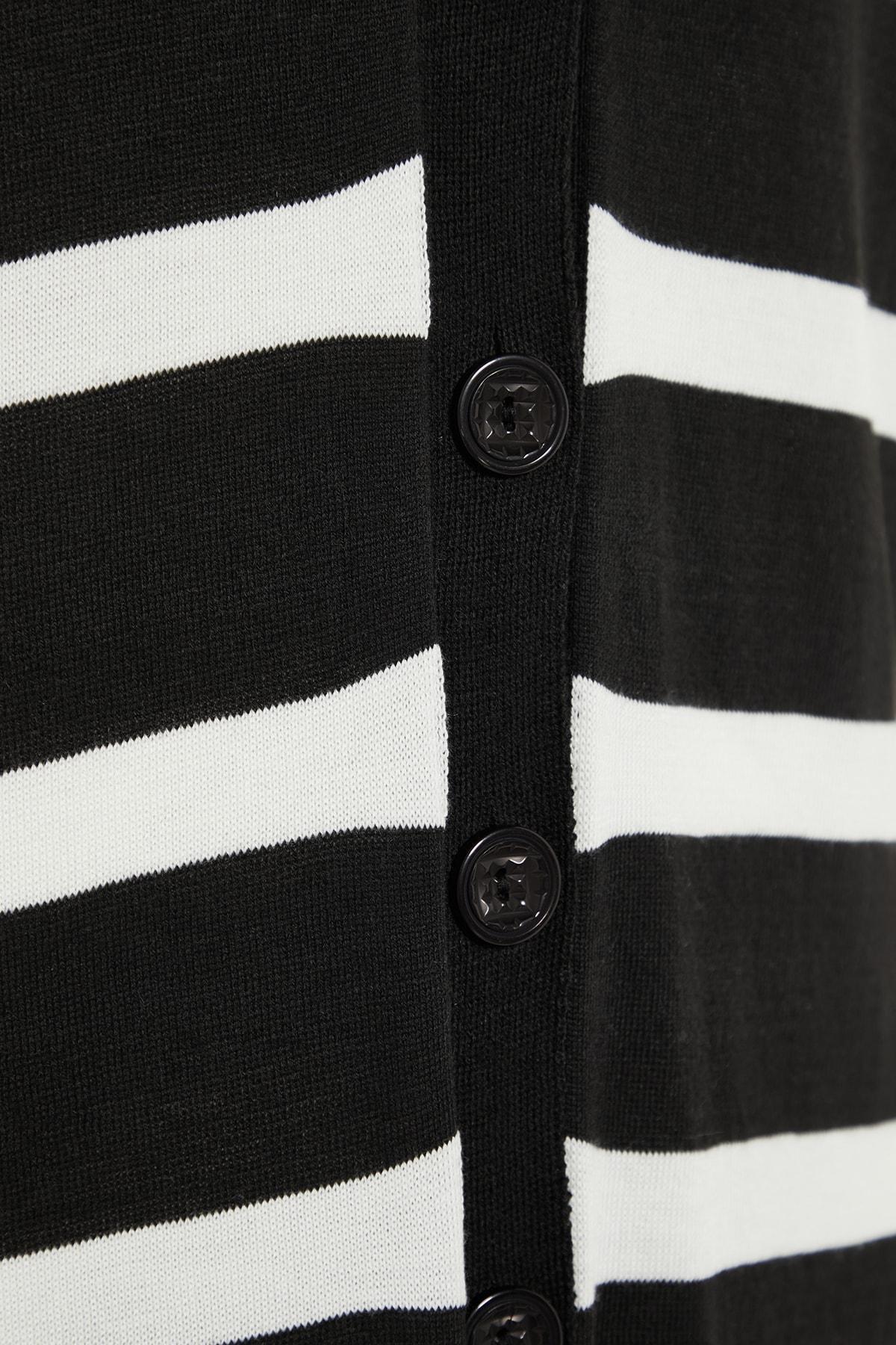 Ecru Striped Dress, , large image number 7