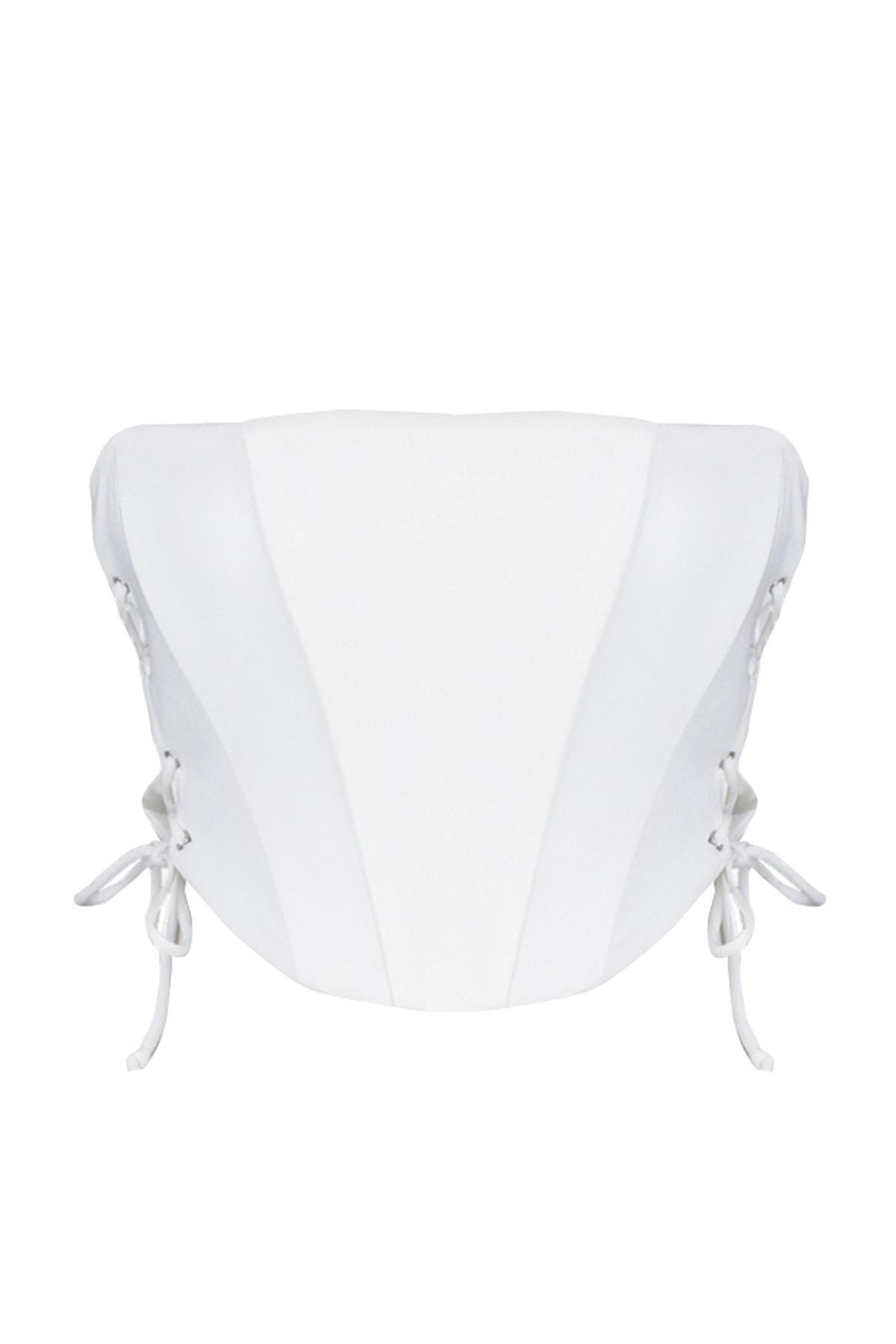 Trendyol - White Plain Crop Top