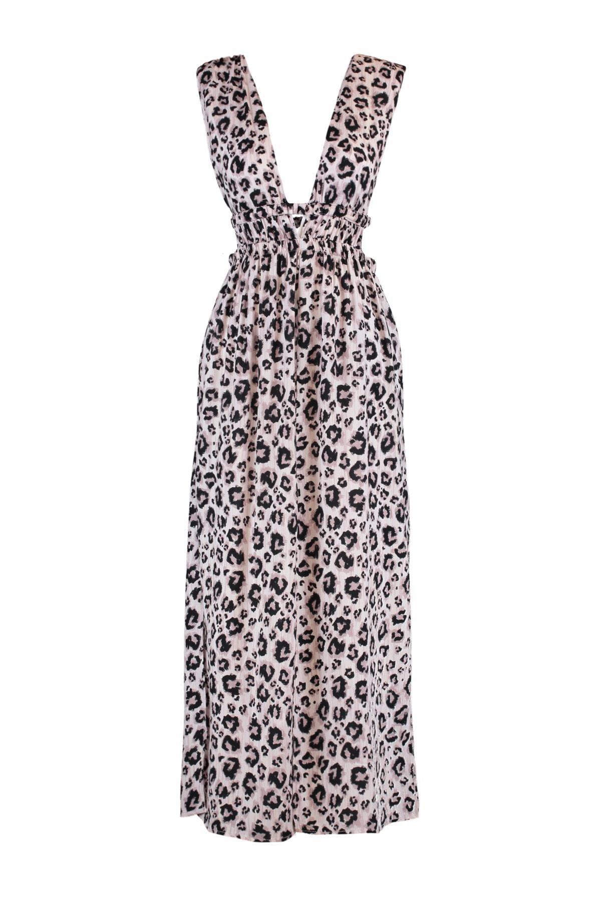 Multicolour V Neck Shift Dress, , large image number 6