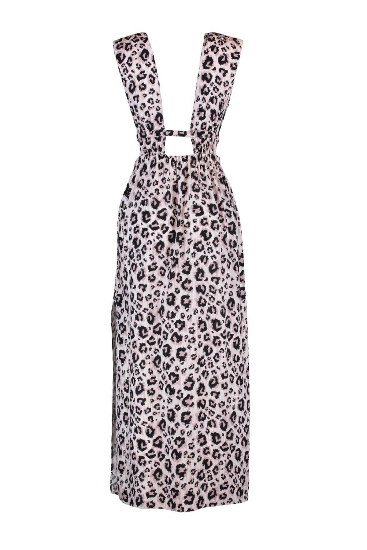 Multicolour V Neck Shift Dress, , large image number 8