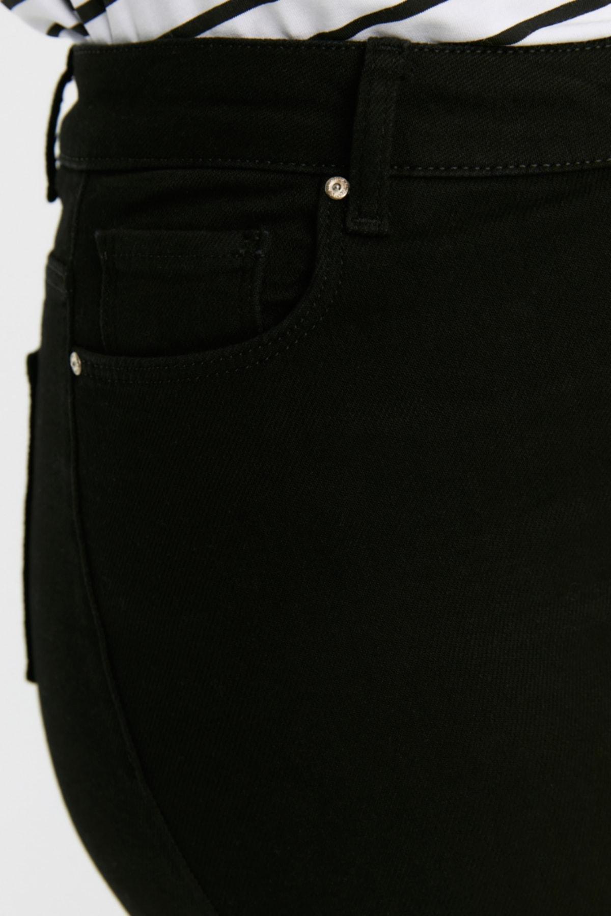Black Skinny Plus Size Jeans, , large image number 3