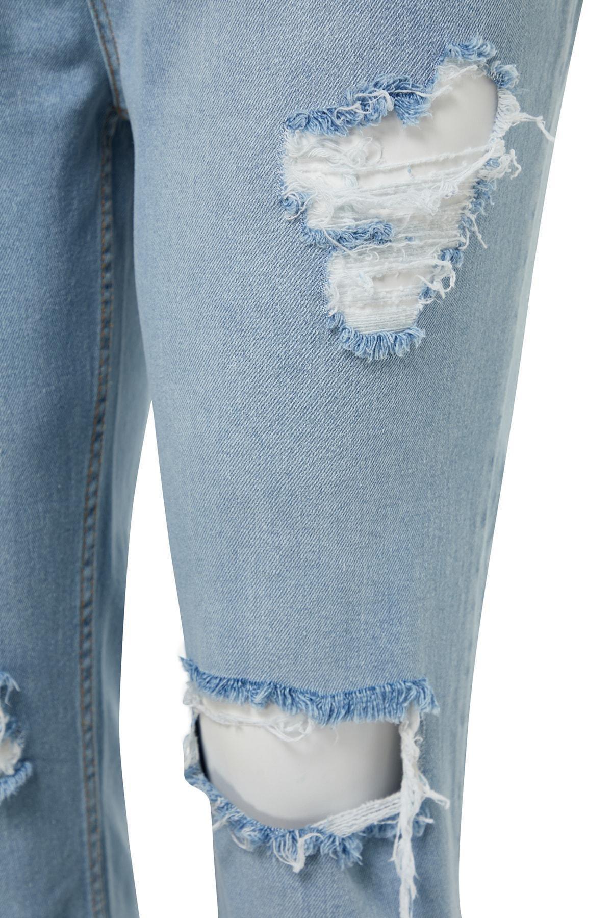 Blue Skinny Plus Size Jeans, , large image number 6