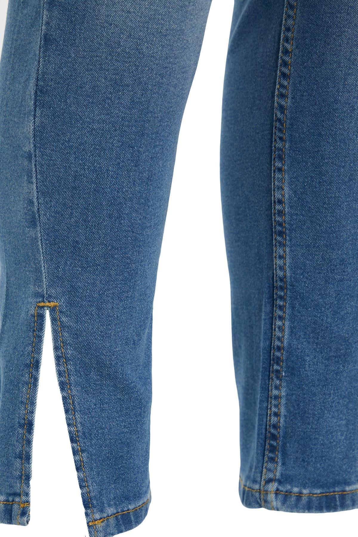 Blue Skinny Plus Size Jeans, , large image number 8