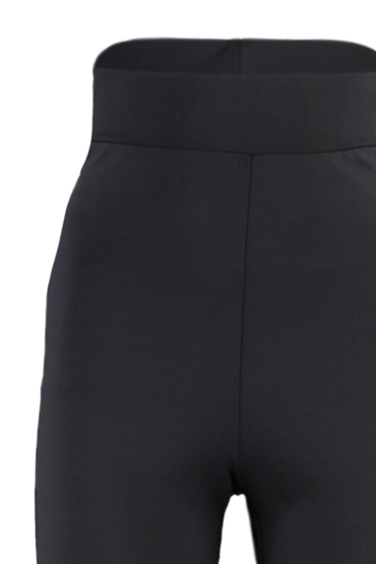 Black Plus Size Sports Leggings, , large image number 6