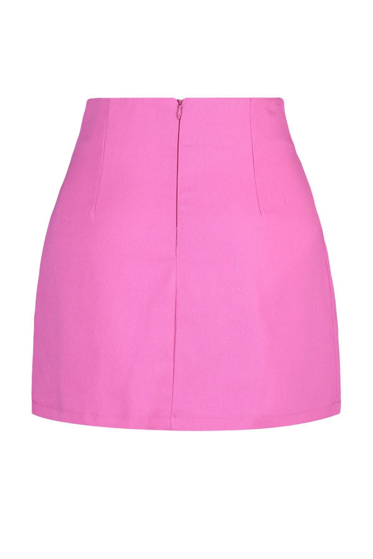 Pink A-Line Mini Skirt, , large image number 8