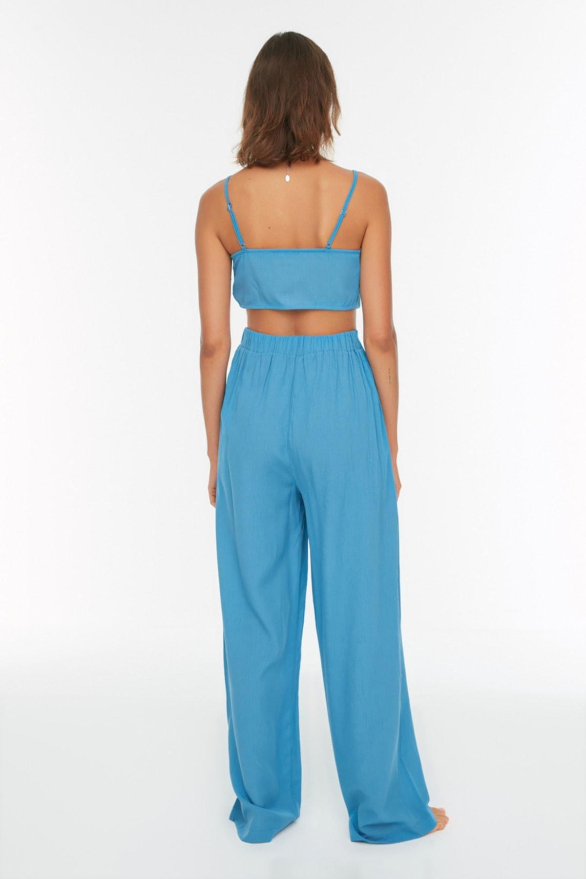Blue Sweetheart Co-Ord Set, , large image number 3