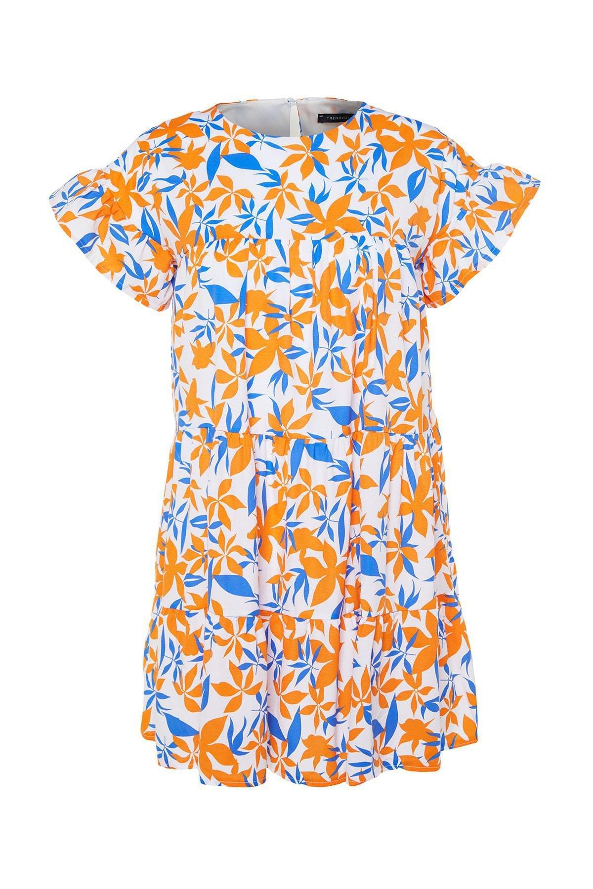 Multicolour Floral Shift Dress, Set Of 2, Ecru, large image number 10