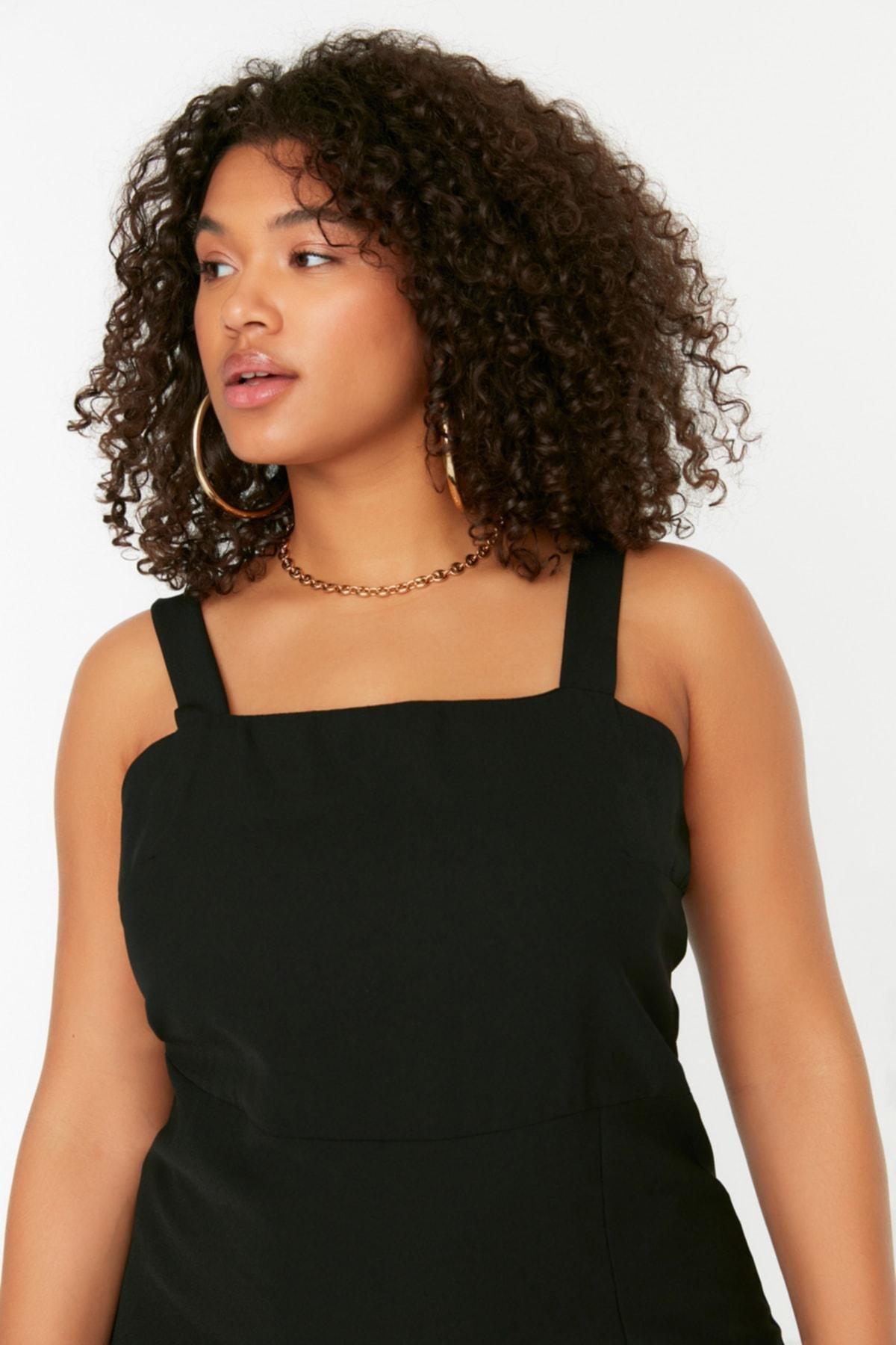 Black Bodycon Plus Size Dress, , large image number 2