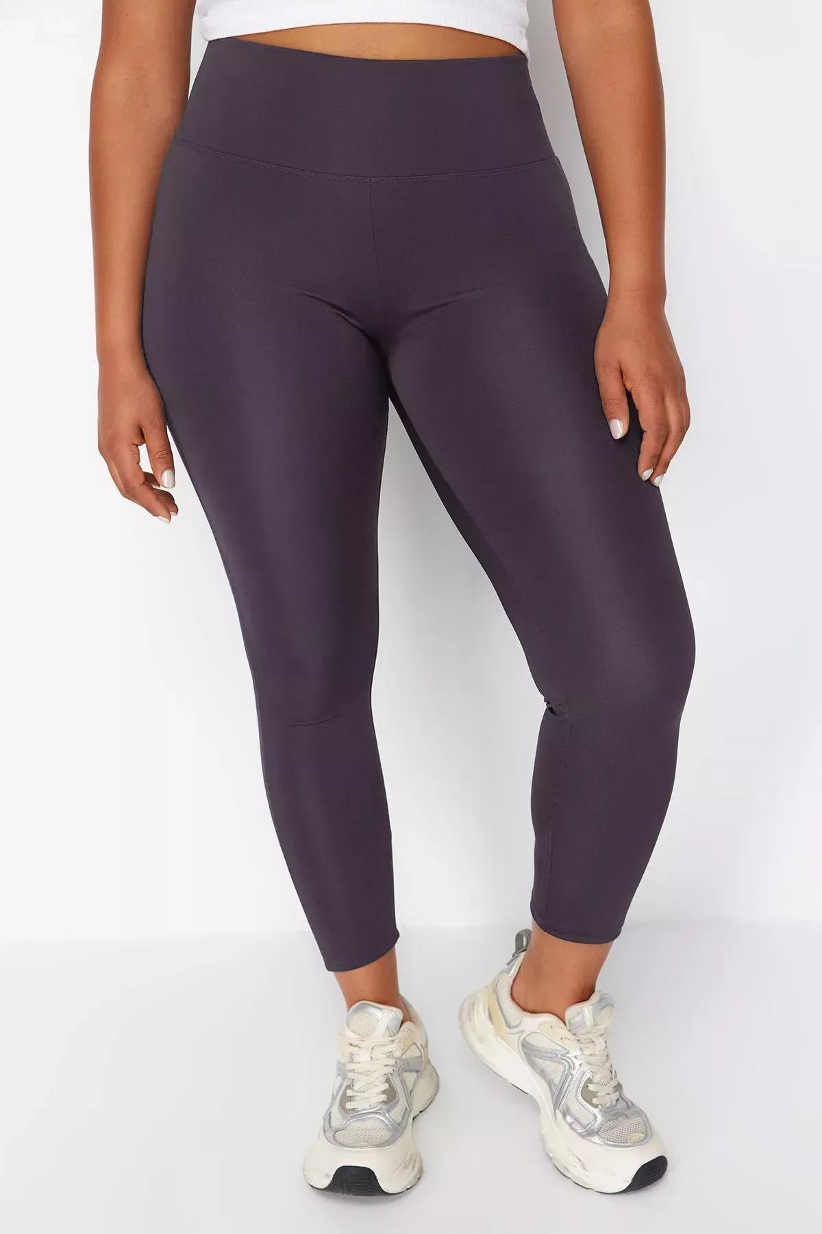 Purple Knitted Recovery Sports Tights, , large image number 2