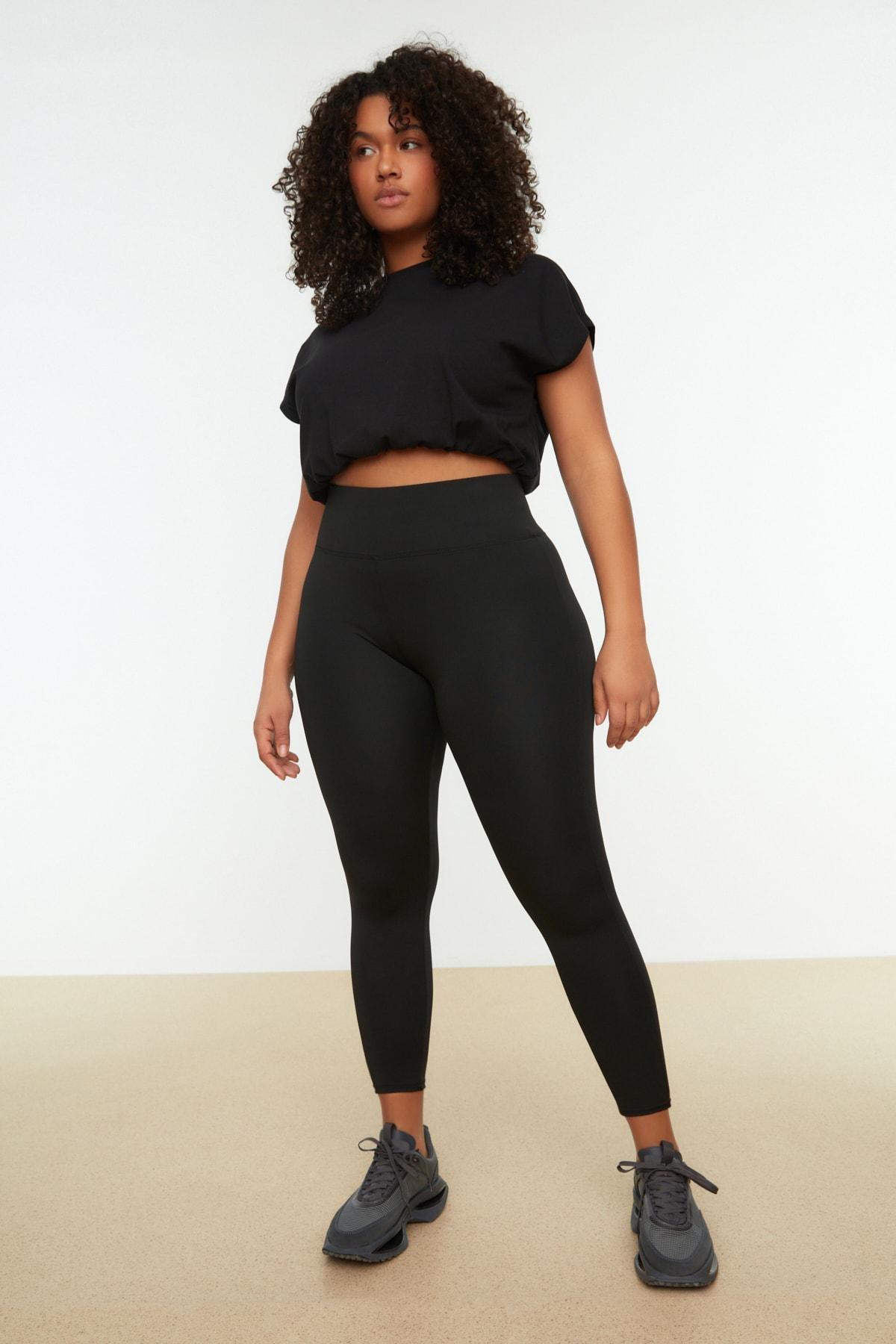 Trendyol - Black Plus Size Leggings