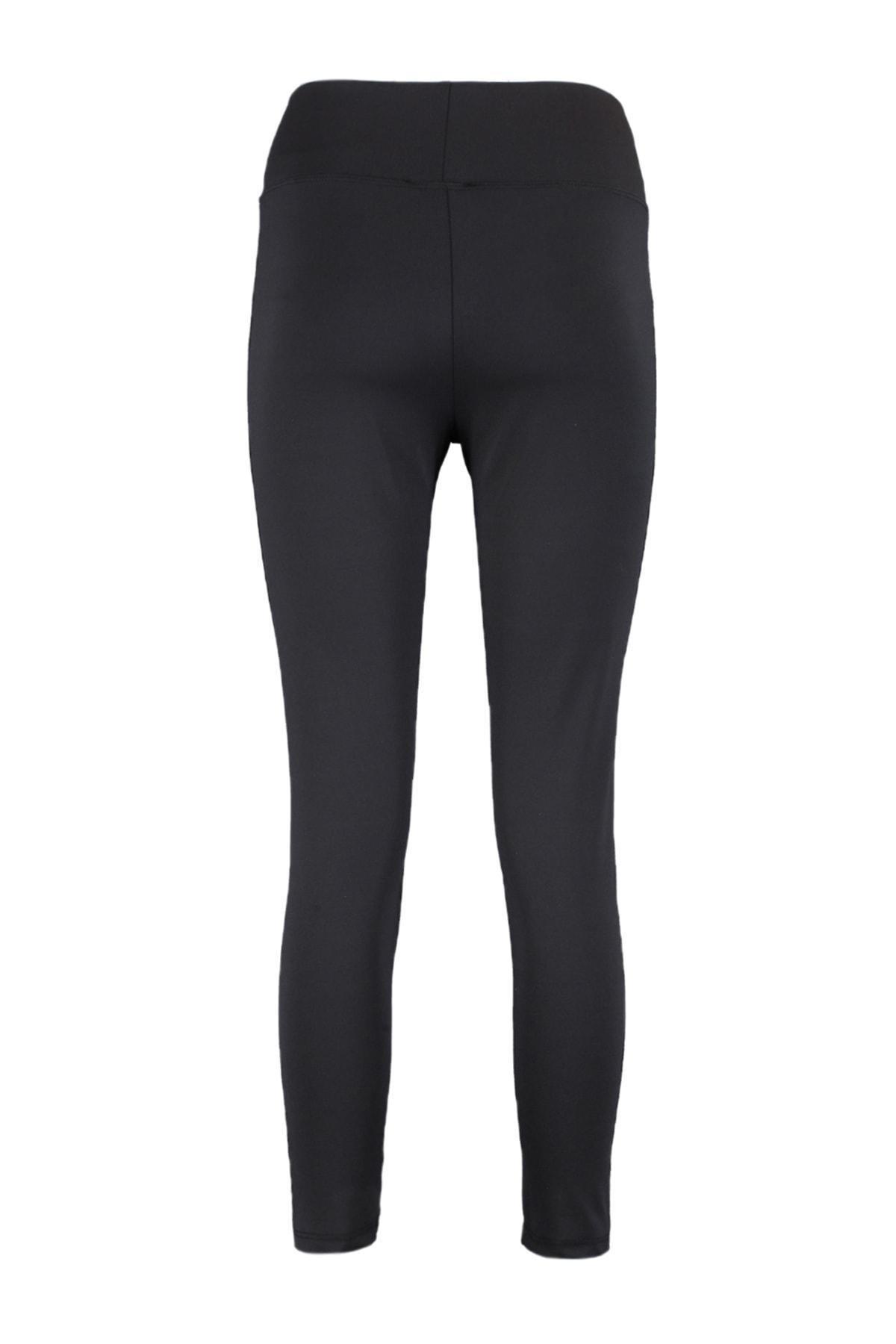 Black Plus Size Leggings, , large image number 6