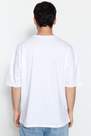 Trendyol - White Crew Neck Oversize Tshirt