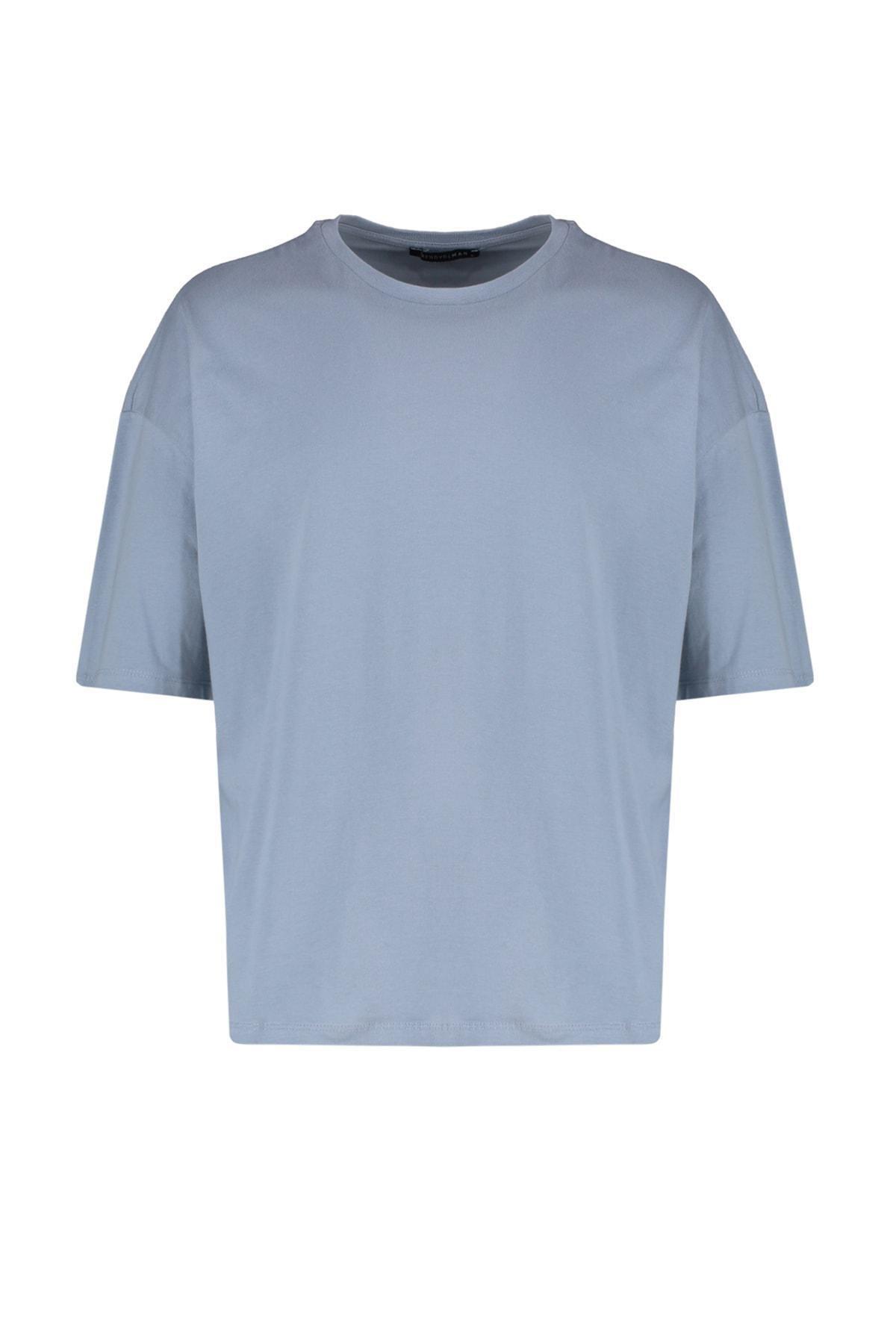 Grey Oversize T-Shirt, Gray, large image number 12