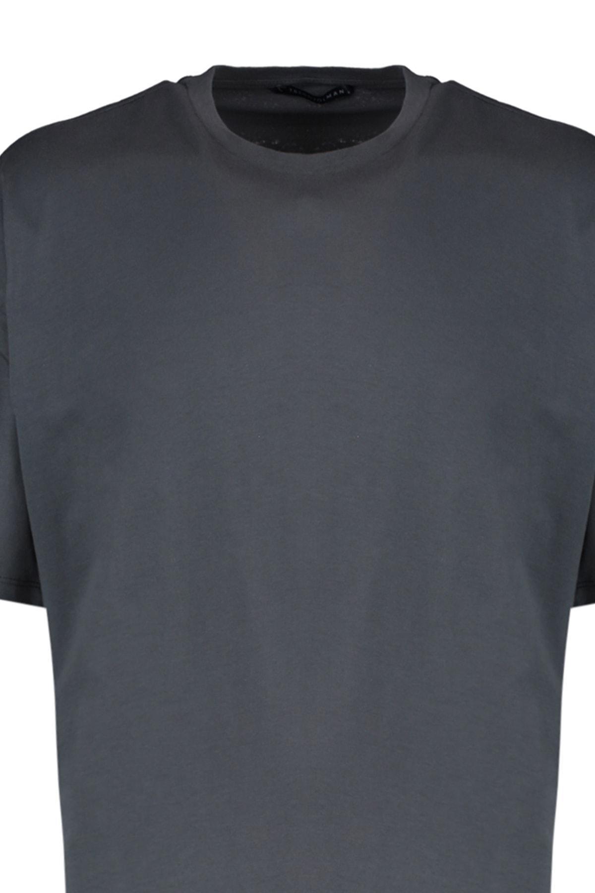 Grey Oversize T-Shirt, Gray, large image number 14