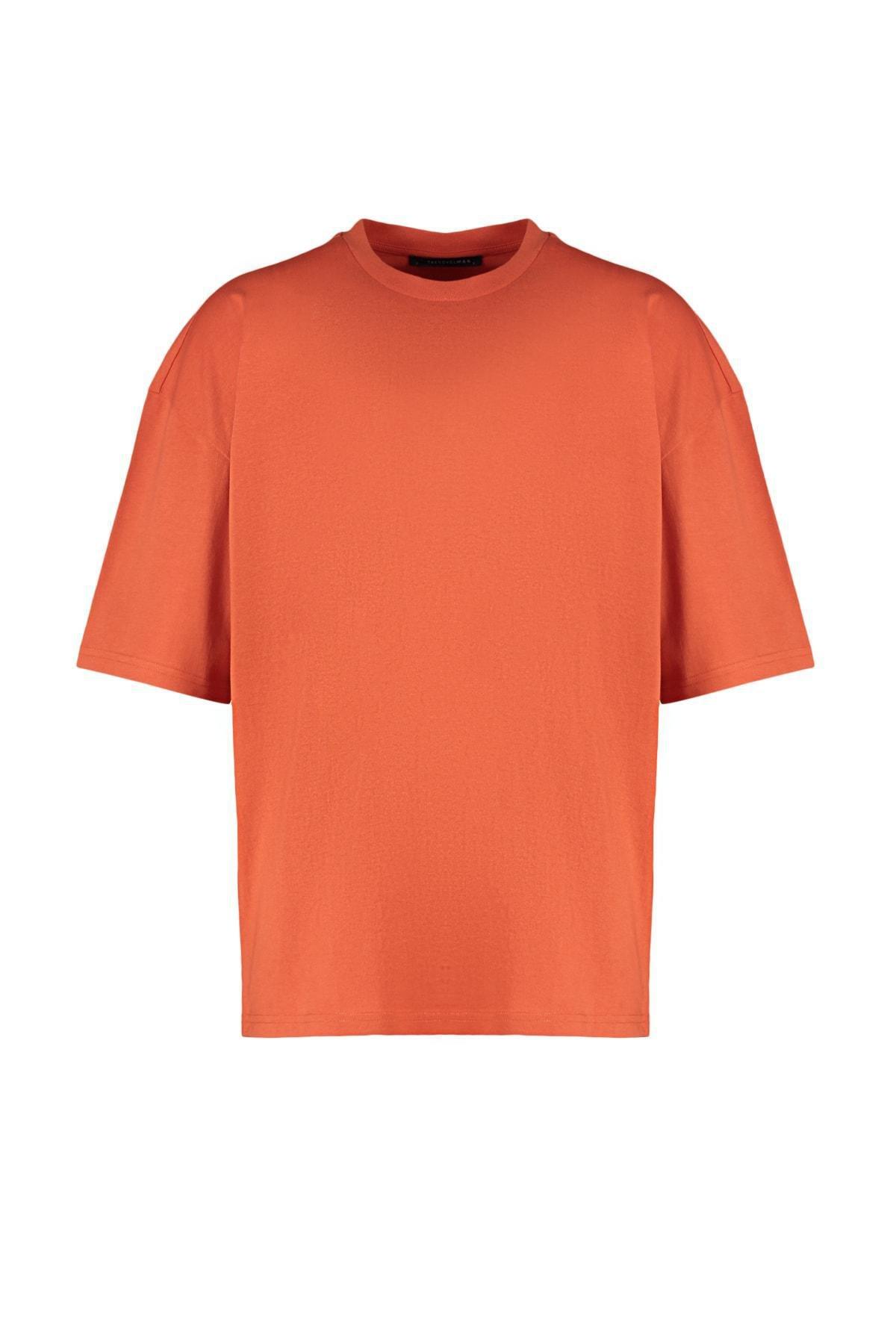 Orange Oversize T-Shirt, Orange, large image number 5
