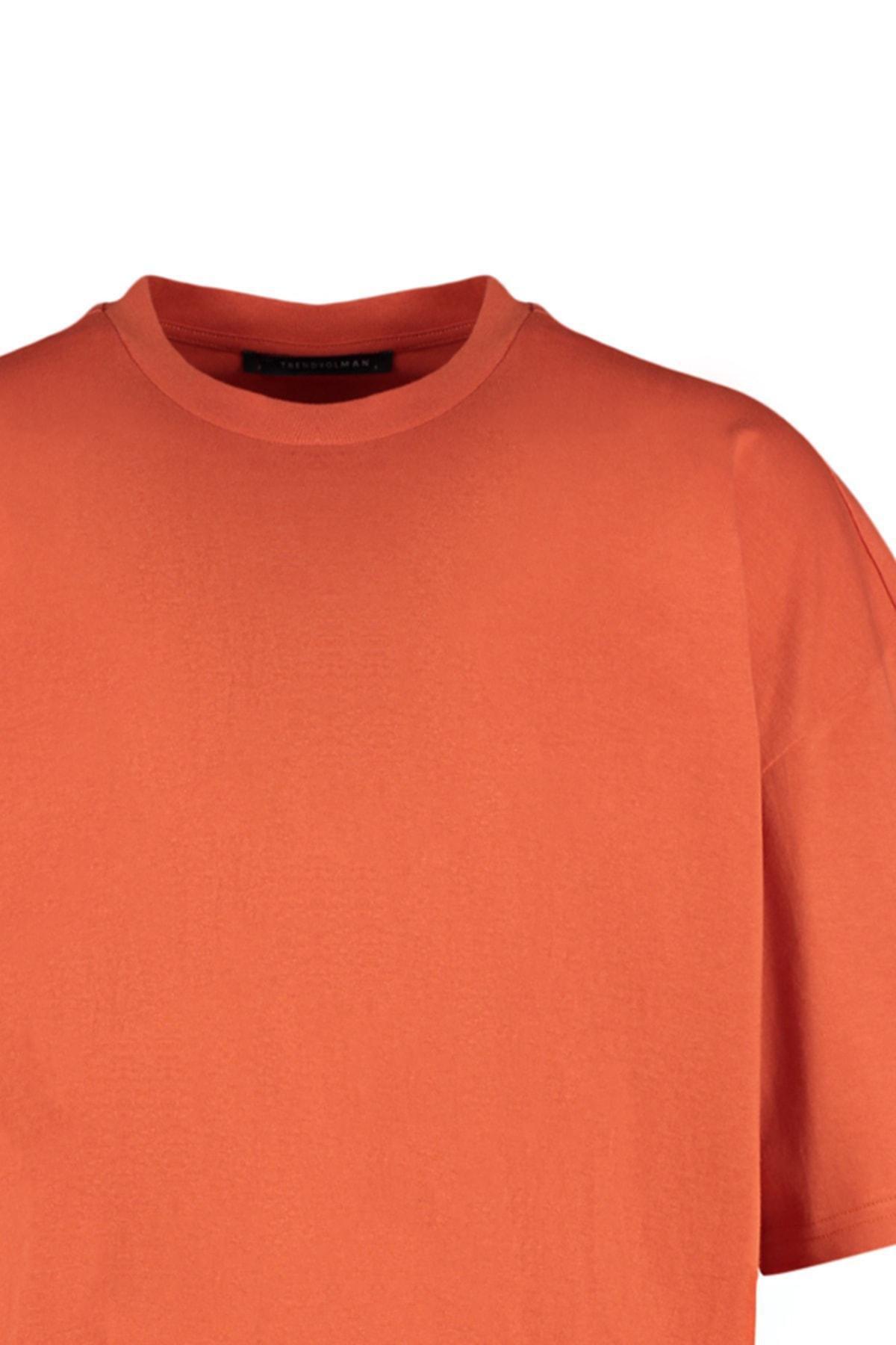 Orange Oversize T-Shirt, Orange, large image number 6