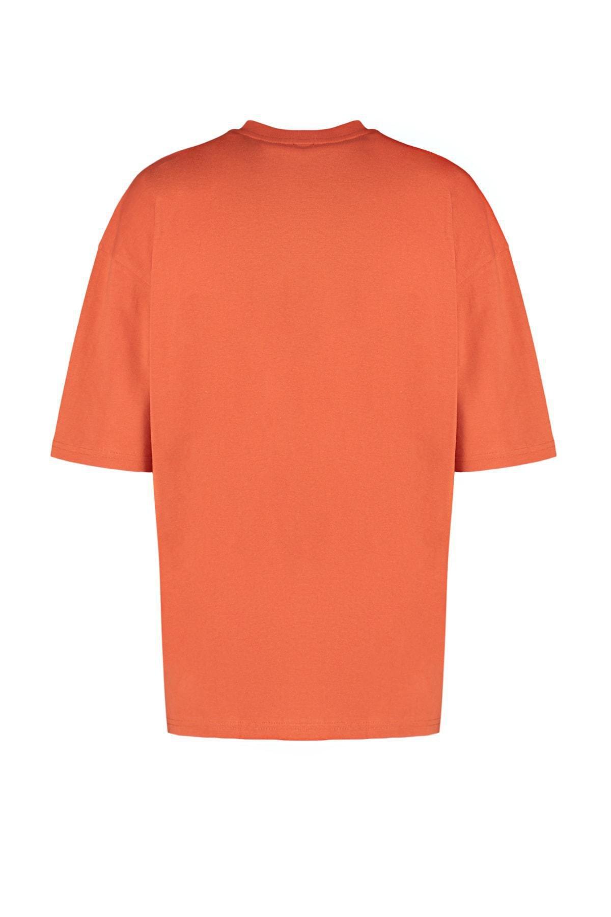 Orange Oversize T-Shirt, , large image number 7