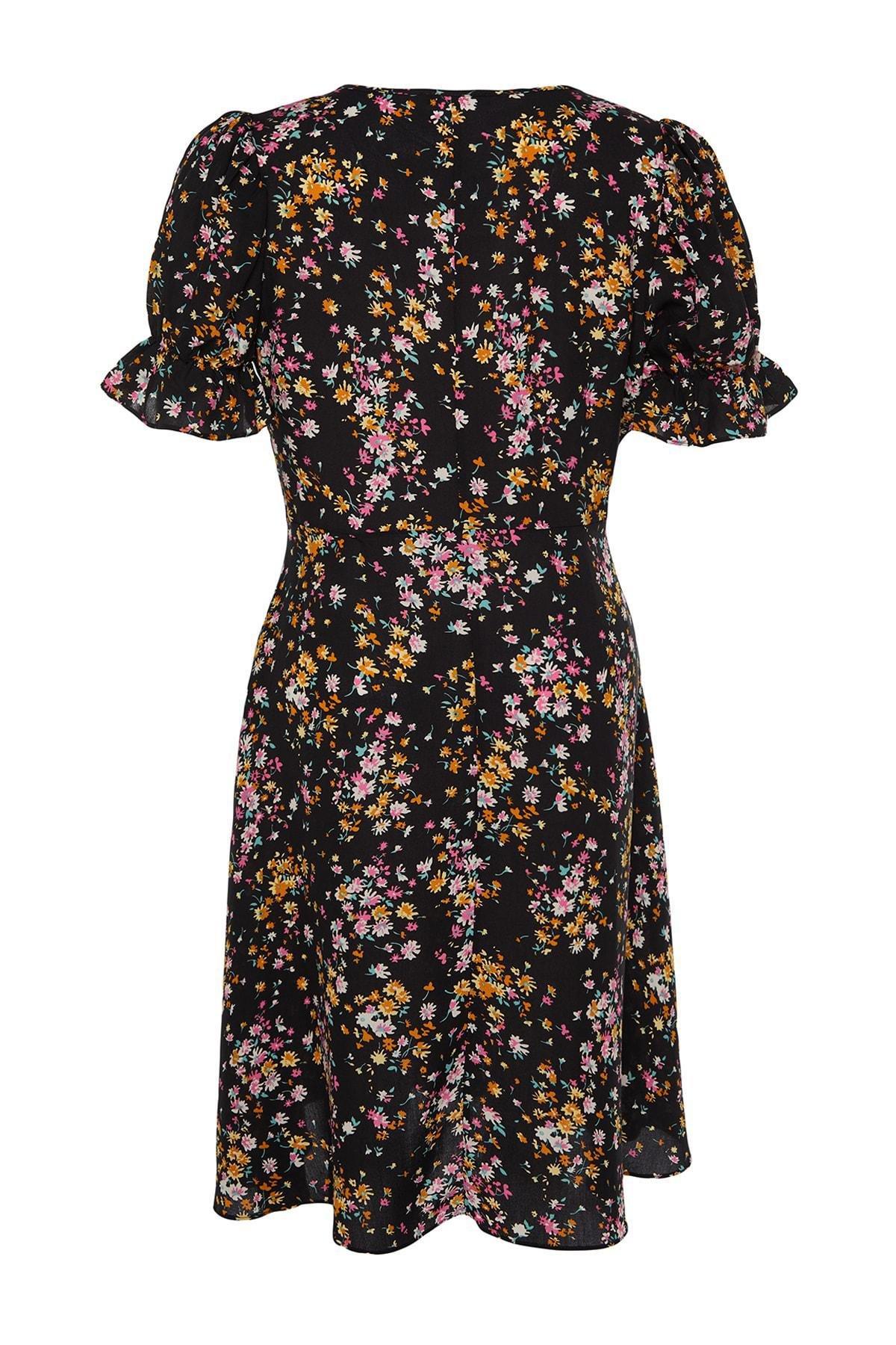 Multicolour A-Line Plus Size Mini Dress, , large image number 7