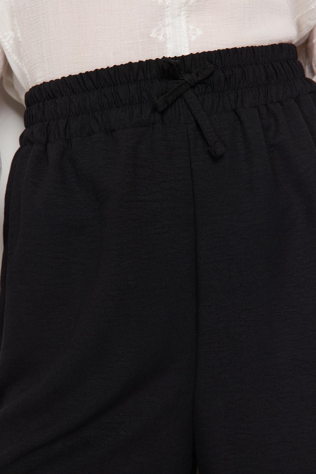 Black Wide Leg Pants, , large image number 5
