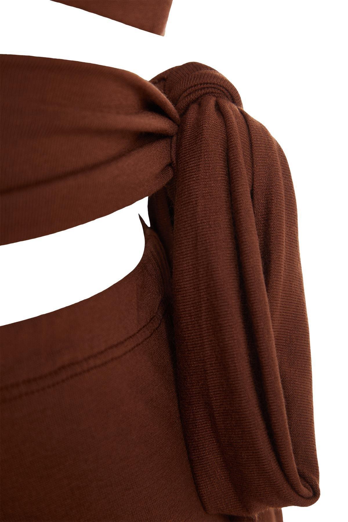 Brown Fitted Co-Ord Set, , large image number 5