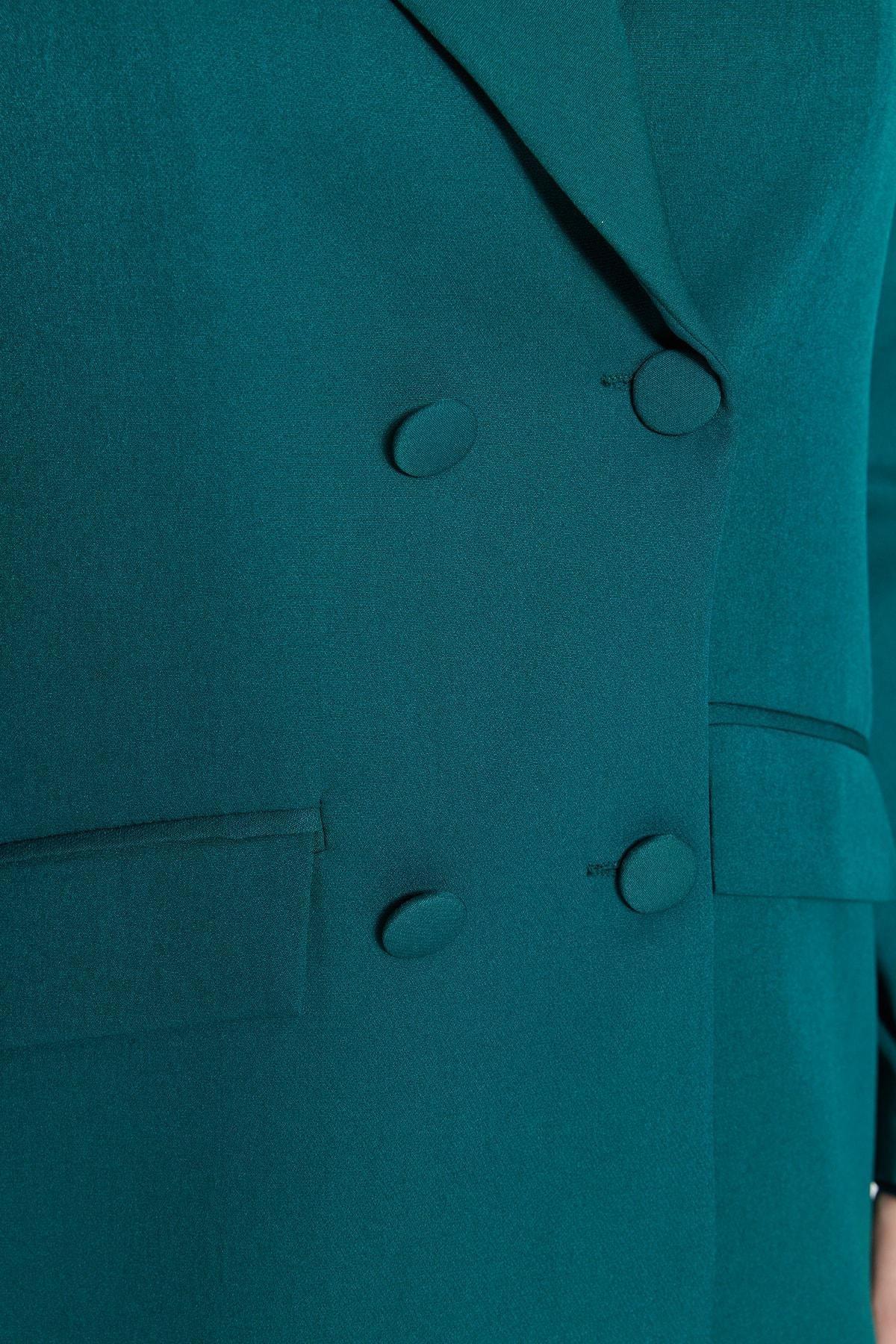 Green Regular Plus Size Jacket, Green, large image number 5